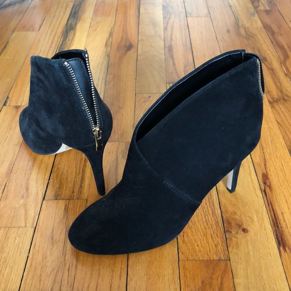 Aldo Black Suede Booties